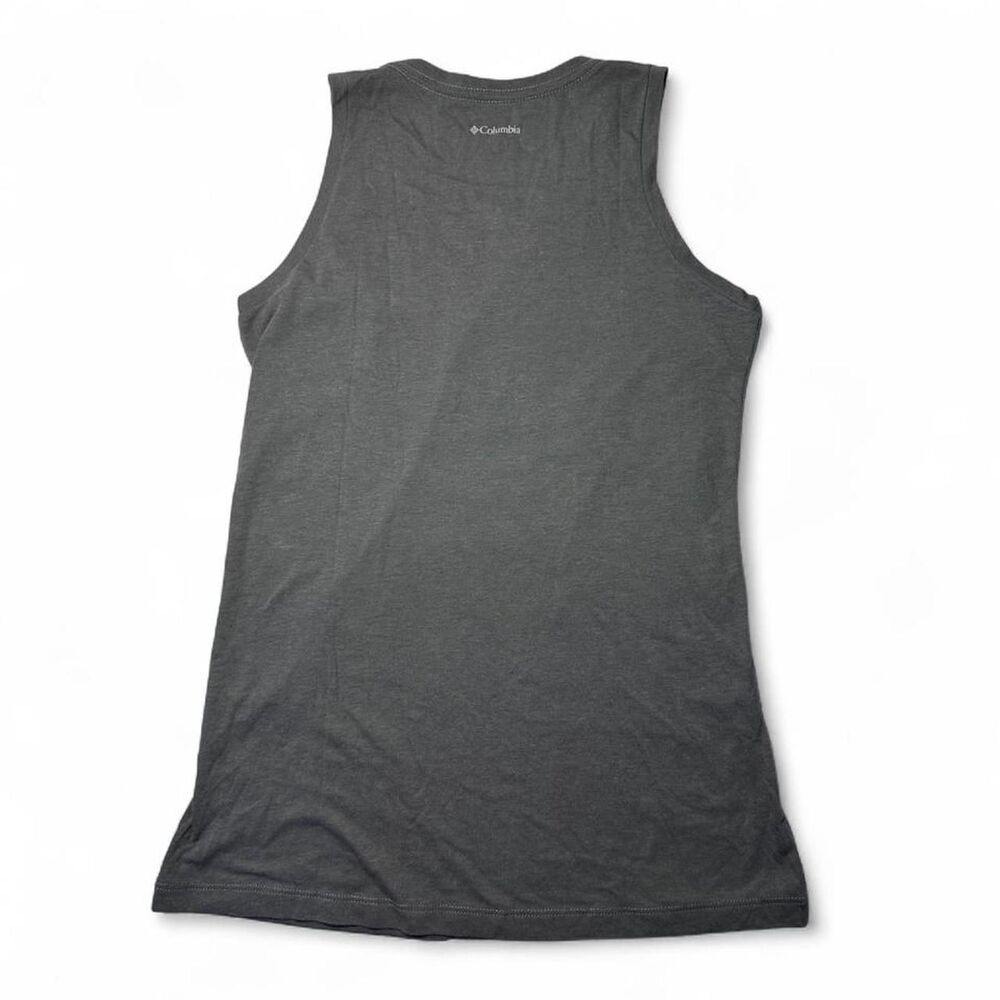 Columbia White Mandala Graphic on Gray Tank Top Size XS - Picture 3 of 5